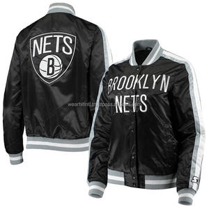 Custom Wholesale Satin <b>Baseball</b> Embroidered <b>Jacket</b>/ College Sublimation Inside Lining Lettermans/ Fashion <b>Bomber</b> <b>Jackets</b> - Product Image 1