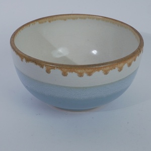 Tazón Pequeño de Cerámica Azul Crema, Diseño Japandi, Apto para Lavavajillas, para Arroz, Sopa, Fideos, Postre, Restaurante, Hotel, Cafetería, HORECA - Product Image 2