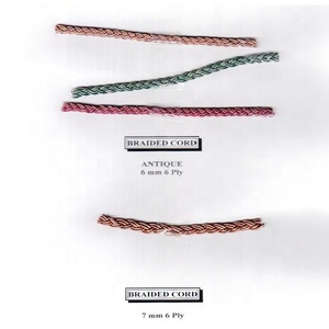 High Quality Flat <b>Braided</b> Leather Cord Customizable 2mm & 3mm Sizes for DIY Craft Jewelry & Other <b>Accessories</b> Wholesale Price - Product Image 1