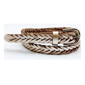 Cinturón Ecuestre de Cuero Genuino de Alta Calidad con Diseño Trenzado Resistente y Hebilla de Aleación de Zinc Totalmente Personalizable - Product Image 2