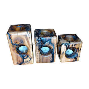 Elegant Gold-Plated Metal <b>T</b>-<b>Light</b> Holder, Luxury <b>Candle</b> Stand for Wedding, Party & Event Decorations - Product Image 3