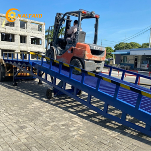 Naltako NCD-10T-11500 10 Ton Steel Loading Ramp 11.5m Length for High Frequency Warehouse Handling - Product Image 6