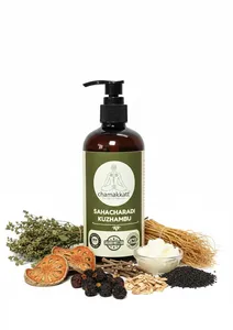 Chamakkatt Sahacharadi Kuzhambu 300ml, Fórmula Tradicional Ayurvédica de Aceite para Aliviar el Dolor en las Articulaciones del Cuerpo, Modelo 38, Asistencia Técnica en Línea - Product Image 2