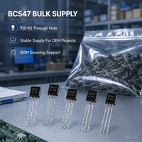 Transistor de remplacement BC547 de haute qualité, triode basse puissance en ligne, transistor BC547B TRANS NPN 45V 0.1A BC547 C547b