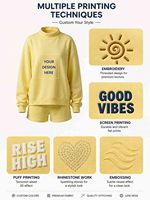 Ensemble sweat-shirt streetwear d'hiver personnalisé en molleton de coton uni pour femme, col montant, manches longues, deux pièces, coupe oversize, chaud et tendance