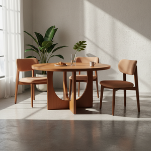 Table à manger moderne avec 4 chaises au design décoratif Garantie 1 an Ensemble de salle à manger moderne 4 places Ensemble de salle à manger compact pour 4 personnes - Product Image 4