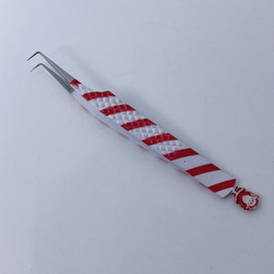 Wholesale Price Custom Logo J2 Japanese Stainless Steel Anti-Static Durable Eyelash Tweezers Beauty Tool Fiber Tip for Eyelash - Product Image 2