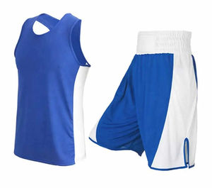 Uniforme de Boxeo Ligero, Ropa Deportiva, Conjunto de Entrenamiento Atlético, Tela Transpirable, Uso en Gimnasio, Color Personalizable en la Parte Delantera, Unisex, Ajuste 100% - Product Image 1