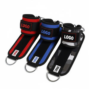 Correas de tobillo ajustables cómodas y resistentes para ejercicios de piernas de levantamiento de pesas Equipo de fitness unisex con material de neopreno - Product Image 3