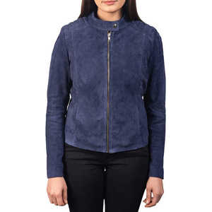 Veste en cuir streetwear pour femme, design personnalisé, vêtement d'extérieur doux et de qualité supérieure, style motard tendance - Product Image 4