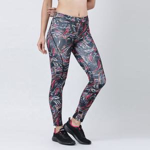 Wholesale High Quality Women's Printed Leggings Print <b>Butt</b> <b>Lifting</b> Tight Elastic Waist For Workouts & Yoga Exercise - Product Image 4