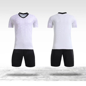 High Quality Breathable Short Sleeve Soccer Football Uniform Jersey 100% <b>Polyester</b> Custom Blank <b>Shirt</b> Summer All Season - Product Image 4
