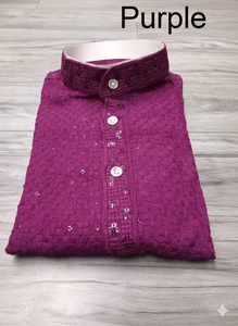 Vêtements traditionnels indiens Ensemble prêt à l'emploi pour couple Kurti Kurta pour usage fonctionnel Vêtements de fabrication et de vente en gros en Inde - Product Image 4