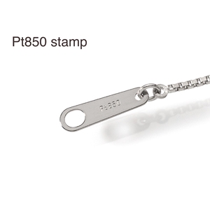 Chaîne japonaise Pt850, largeur 0,8 mm, non plaquée, style fantaisie, tendance, pour garçons et adultes, collier vénitien en gros pour fêtes, Pt850 - Product Image 4