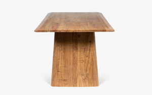 Mesa de comedor moderna de lujo, madera maciza, calidad premium, resistente y duradera, muebles de alta gama para interiores de hogar, hotel y casa. - Product Image 5
