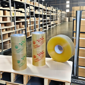 เทปกาวใส OPP สองหน้า ความยาวตามสั่ง กันน้ำ กาวอะคริลิก เกรดประหยัด เทปปิดขอบสำหรับงานพิมพ์ออฟเซ็ต โพลีเอสเตอร์ - Product Image 1