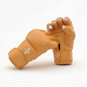 Gants de boxe pour hommes en cuir PU de qualité supérieure, fermeture personnalisée, matériau sur mesure, avec lacets, par RIVIAN ATLANTIC - Product Image 1