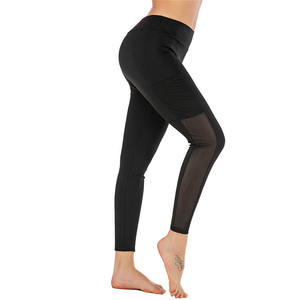 High Quality Sport Wear <b>Mesh</b> <b>Leggings</b> Women's Yoga Pants With Pockets - Product Image 4