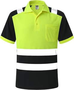 Camiseta de Seguridad de Alta Calidad para Hombre, Camiseta Reflectante de Alta Visibilidad, Ropa de Trabajo de Secado Rápido, Transpirable y Suave - Product Image 1