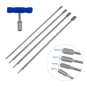 Lima de disco intervertebral para columna lumbar médica, con cabeza afilada, para corte de lámina ósea, autoclavable, de Blush Surgical - Product Image 1