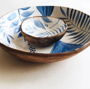 Tazón de Madera Artesanal para Servir, Precio al por Mayor, Tazón Redondo de Madera para Frutas, Tazón de Melamina para Servir, Platos de Vajilla, Juego de Cena - Product Image 2
