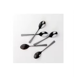 ชุดช้อนกาแฟชาโลหะสไตล์ร่วมสมัยพร้อมลวดลายศิลปะสำหรับตกแต่งโต๊ะอาหาร - Product Image 4