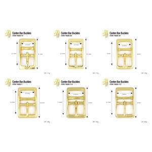 Crochet à ressort en laiton imperméable professionnel, œil rond, boulons pivotants, anneaux à roulettes, anneaux en D, barres centrales, boucles MACRO TREASURE 146BS - Product Image 2