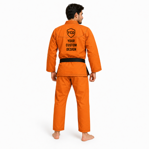 Uniforme de Jiu-Jitsu Brasileño (BJJ) Gold Weave, Preencogido, de Algodón con Tejido Perlado, Pantalones Reforzados, Ropa de Entrenamiento Profesional para Academia - Product Image 3