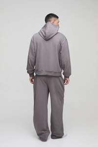 Nouvel ensemble de survêtement décontracté deux pièces respirant pour homme avec logo personnalisé de haute qualité, idéal pour le sport et le jogging 2026 - Product Image 2