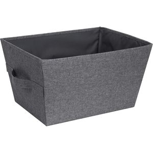 MA69LGR Large <b>Fabric</b> <b>Storage</b> <b>Box</b> with Easy-Carry Handles Foldable Home Shelf <b>Storage</b> Bin - Product Image 1