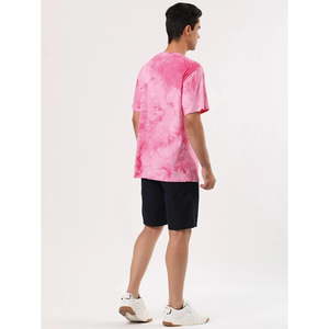 เสื้อยืดคอตตอนโอเวอร์ไซส์หนานุ่มสไตล์วินเทจสำหรับผู้ชาย เสื้อยืดเปล่าสำหรับทำไทได แฟชั่นลำลอง สามารถปรับแต่งได้ - Product Image 2