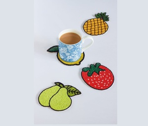 Elegant Round Glass Seed Beads Coaster Crafted For Modern Homes Offering Beauty Durability And Practical <b>Table</b> <b>Protection</b> - Product Image 2