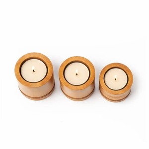 Portavelas de bambú de madera, OEM, personalizados, al por mayor |   Aqdus Saleem India - Product Image 5