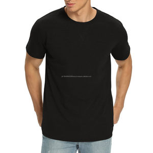 Camiseta Deportiva Ajustada de Alta Calidad para Hombre, Diseño Nuevo, Cuello Redondo, Tejido de Punto, Talla Grande, Precio de Fábrica, Servicio OEM - Product Image 4