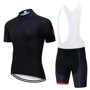Ensemble de maillot de cyclisme personnalisé 2026 de haute qualité pour hommes avec short à bretelles respirant, dernière conception, ensembles uniformes avec logo personnalisé - Product Image 1