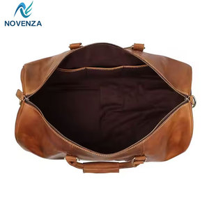 Bolso de cuero duradero con gran capacidad de almacenamiento, costuras resistentes, asas fuertes, múltiples bolsillos y correa de hombro ajustable. - Product Image 4