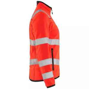 Chaqueta de Seguridad Reflectante de Alta Visibilidad para Hombre, Ligera, con Cierre, de Softshell, para Trabajo de Construcción, con Soporte OEM, Superventas - Product Image 3