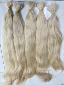 Vente en gros 100% Remy vierge cheveux vietnamiens en vrac soyeux droite vague naturelle Super Double qualité-fin à épais - Product Image 3