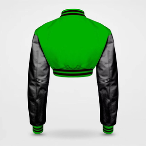 Veste de baseball courte pour femme, chaude et épaisse, idéale pour le froid, vêtement tendance - Product Image 5