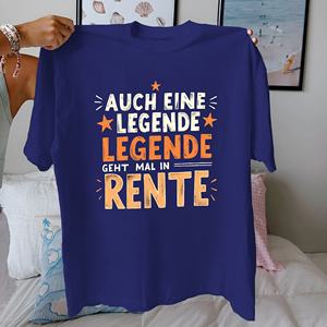 Incluso una leyenda está retirada, Camiseta de algodón puro para mujer, ajuste cómodo - Product Image 1