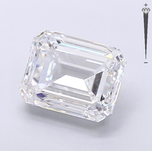 Diamante Cultivado en Laboratorio con Certificación IGI, Corte Esmeralda de 3.02 CT, Color D, Claridad VVS2, CVD LG 743519771 ROYAL GEMS para Joyería - Product Image 4