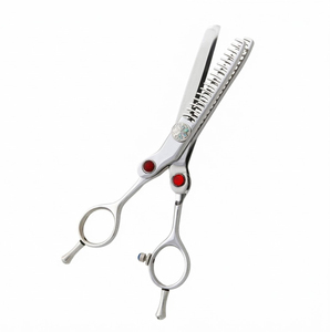 Ciseaux de coiffure professionnels 10 dents en acier inoxydable de haute qualité pour la texture des cheveux, ciseaux à effiler pour salon de coiffure, personnalisables OEM/ODM - Product Image 3