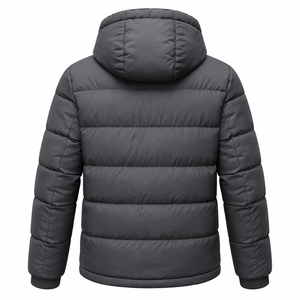 Chaqueta de Plumón para Hombre con Capucha, Impermeable, Transpirable, Casual, con Cierre, para Pedidos al por Mayor - Proveedor Mayorista OEM Directo de Fábrica - Product Image 2