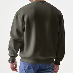 Sweat-shirt col rond 100% coton de haute qualité |   Pull en molleton streetwear pour homme |   Sweat à capuche d'hiver en coton mélangé de qualité supérieure - Product Image 3