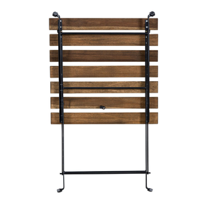 BENK Diseño tradicional Acacia Bistro Set Metal Aplicación al aire libre para balcón para uso en apartamentos o villas - Product Image 2