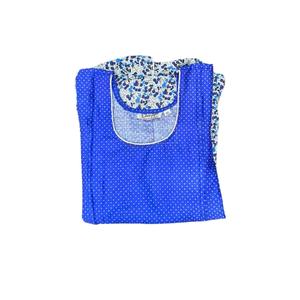 Camisones cortos de alimentación para madres, alimentación de maternidad con estampado floral con dos cremalleras, vestido de noche para madres divinas para niños suaves - Product Image 1