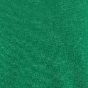 เสื้อสเวตเตอร์คอวีสีเขียวสำหรับผู้หญิง แต่งขอบสีชมพูและแถบลายที่แขนเสื้อ แบบลำลองถักนิตติ้งแขนยาว สไตล์คอลลาจ - Product Image 6