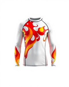 Nouveau Maillot de Bain Anti-UV pour Homme 2026 – Protection Solaire Intégrale en Polyester/Nylon à Manches Longues – Vêtement de Protection Solaire en Gros - Product Image 3