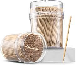 Premium Bamboo Wooden <b>Toothpicks</b> Eco Friendly Strong Smooth Finish for Dining Snacks Party Use - Product Image 5