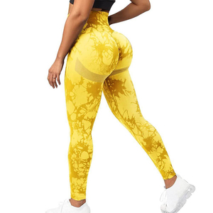 Pantalones Cortos Deportivos de Yoga para Mujer, Estilo Europeo y Americano, Ajustados, Moldeadores, de Cintura Alta, al Por Mayor - Product Image 4